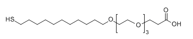 SH-(CH2)11-PEG3-COOH 11-巯基十一烷基-三聚乙二醇-羧基