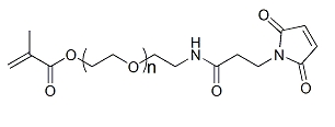 MA-PEG-Mal；α-甲基丙烯酸酯基-ω-马来酰亚胺基聚乙二醇