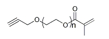 AlKyne-PEG-Methacrylate；α-炔基-ω-甲基丙烯酸酯基聚乙二醇