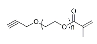 AlKyne-PEG-Methacrylate；α-炔基-ω-甲基丙烯酸酯基聚乙二醇
