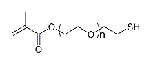 Methacrylate-PEG-Thiol；α-甲基丙烯酸酯基-ω-巯基聚乙二醇