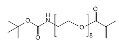 Boc-NH-PEG8-Methacrylate;Boc-NH-PEG8-MA;分子式:C25H47NO11 Boc-NH-PEG8-Methacrylate;Boc-NH-PEG8-MA;分子式:C25H47NO11