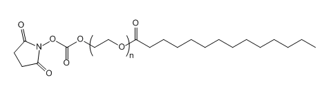 SC-PEG-MTA 琥珀酰亚胺酯-聚乙二醇-肉豆蔻酸
