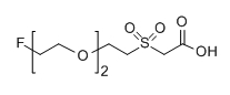 F-PEG2-SO2-COOH;分子式: C8H15O6SF F-PEG2-SO2-COOH;分子式: C8H15O6SF