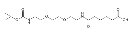 Boc-NH-PEG2-C2-amido-C4-acid；1310327-20-8的应用
