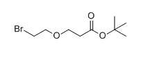 CAS ： 1393330-36-3；Br-PEG1-CH2CH2COOtBu；溴代-一聚乙二醇-丙酸叔丁酯