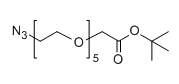 CAS：1448451-72-6；Azido-PEG5-CH2CO2tBu；N3-PEG5-CH2COOtBu