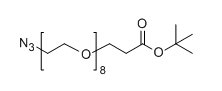 CAS：1623791-99-0；N3-PEG8-CH2CH2COOtBu；叠氮-八聚乙二醇-丙酸叔丁酯