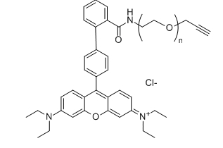 RB-PEG-ALKYNE；Rhodamine B-PEG-Alkyne；罗丹明B-聚乙二醇-炔基