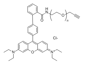 RB-PEG-ALKYNE；Rhodamine B-PEG-Alkyne；罗丹明B-聚乙二醇-炔基