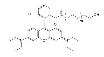 RB-PEG-OH；Rhodamine B-PEG-Hydroxy；罗丹明B-聚乙二醇-羟基