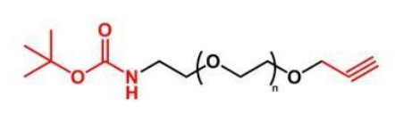 tBoc-NH-PEG-Alkyne  叔丁氧酰胺聚乙二醇炔基