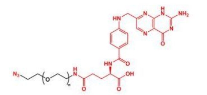 FA-PEG-N3 N3-PEG-FA Folate-PEG-Azide 叶酸聚乙二醇叠氮 FA-PEG-N3 N3-PEG-FA Folate-PEG-Azide 叶酸聚乙二醇叠氮