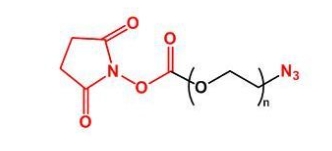 NHS-PEG-N3 N3-PEG-NHS 活性酯聚乙二醇叠氮 NHS-PEG-N3 N3-PEG-NHS 活性酯聚乙二醇叠氮