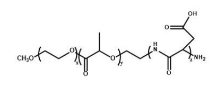  mPEG-PCL-PAsp 甲氧基聚乙二醇-聚己内酯-聚天冬氨酸 