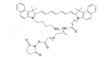 ICG-PEG-NHS 吲哚菁绿-聚乙二醇-活性酯 ICG-PEG-NHS 吲哚菁绿-聚乙二醇-活性酯