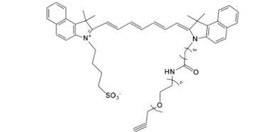 ICG-PEG-alkyne 吲哚菁绿-聚乙二醇-炔基