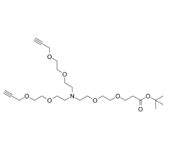 2100306-69-0，N-(PEG2-Boc)-N-bis(PEG2-propargyl)，PROTAC(蛋白降解靶向嵌合体)	