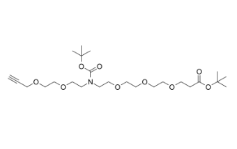 2093152-78-2，N-(Propargyl-PEG2)-N-Boc-PEG3-t-butyl ester	，PROTAC(蛋白降解靶向嵌合体)