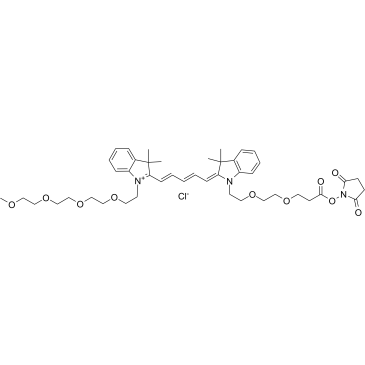 2107273-28-7	N-(m-PEG4)-N'-(PEG2-NHS ester)-Cy5 PROTAC(蛋白降解靶向嵌合体)