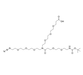 2183440-74-4，N-(Azido-PEG3)-N-(PEG2-NH-Boc)-PEG3-acid，PROTAC(蛋白降解靶向嵌合体)	