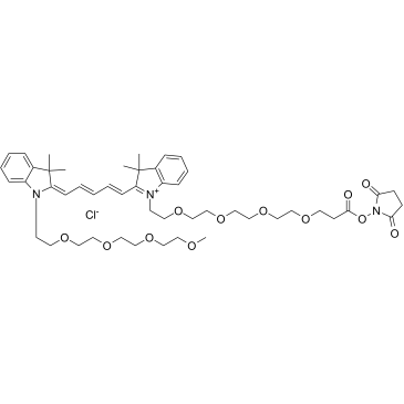2107273-30-1	N-(m-PEG4)-N'-(PEG4-NHS ester)-Cy5 PROTAC(蛋白降解靶向嵌合体)