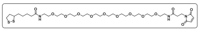 Lipoamide-PEG9-Mal