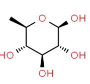 6-Deoxy-β-D-glucopyranose 6-Deoxy-β-D-glucopyranose