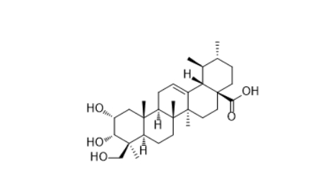  CAS ：89786-83-4   2α,3α,24-Trihydroxyurs-12-en-28-oic acid 