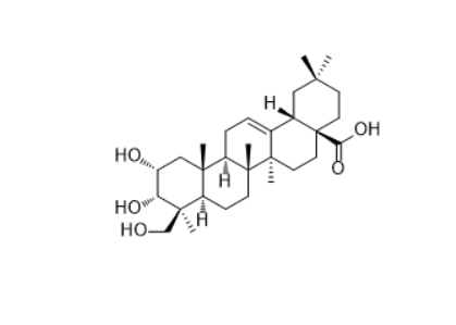  CAS ：150821-16-2    2α,3α,24-Trihydroxyolean-12-en-28-oic acid  2α,3α,24-三羟基齐墩果烷-12-烯-28-酸