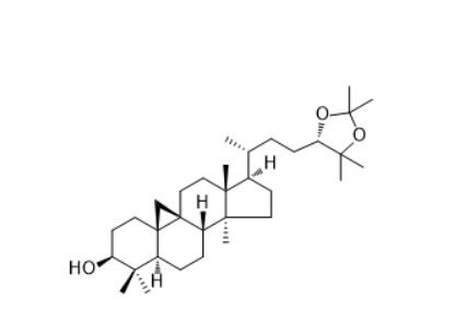  CAS ：57576-31-5  Cycloartane-3β,24,25-triol 24,25-acetonide 