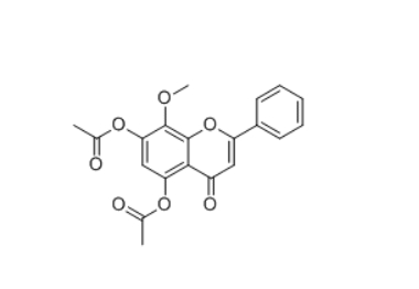 CAS ：23246-80-2   5,7-Diacetoxy-8-methoxyflavone  