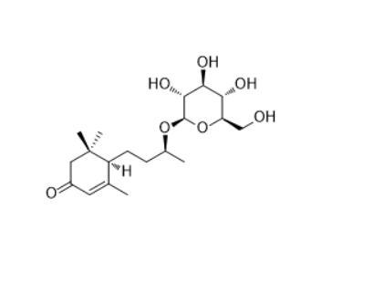 CAS ：135820-80-3  Blumenol C glucoside    布卢门醇C葡萄糖苷