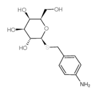 1-(4-氨基苄基硫代)-beta-d-吡喃葡萄糖	  