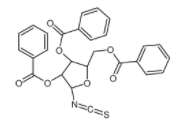 β-D-呋喃核糖基异硫氰酸三苯甲酸酯	  