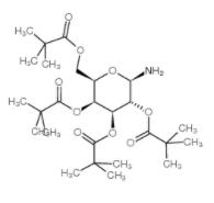 2,3,4,6-四-O-叔戊酰基-beta-D-吡喃半乳糖胺	 