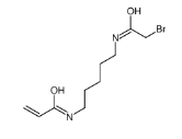 859161-71-0，N-[5-[(2-溴乙酰基)氨基]戊基]-2-丙烯酰胺，N-[5-[(2-bromoacetyl)amino]pentyl]prop-2-enamide