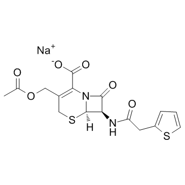 CAS:58-71-9  Cephalothin	   头孢噻吩钠