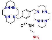 Benzamide,N-(2-aminoethyl)-2,5-bis(1,4,8,11-tetraazacyclotetradec-1-ylmethyl)- Benzamide,N-(2-aminoethyl)-2,5-bis(1,4,8,11-tetraazacyclotetradec-1-ylmethyl)-