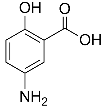 CAS:89-57-6  Mesalamine	 5-氨基水杨酸