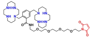 AMD3100(双-1,4,8,11-四氮杂环十四烷-苯甲酰)-PEG4-Mal   双功能螯合剂衍生物