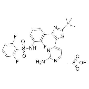 CAS:1195768-06-9  Dabrafenib Mesylate	达帕菲尼甲磺酸盐