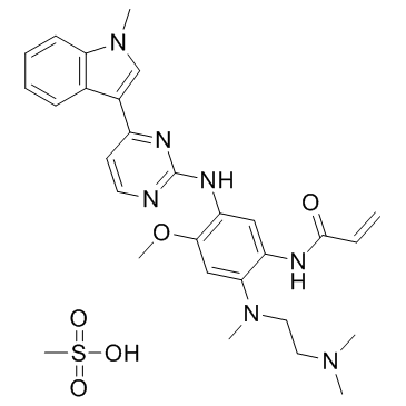 CAS:1421373-66-1  Osimertinib mesylate	AZD-9291 甲磺酸盐