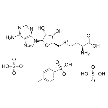 CAS:97540-22-2	S-Adenosyl-L-methionine (disulfate tosylate)	S-腺苷蛋氨酸对甲苯磺酸硫酸盐    批量合成