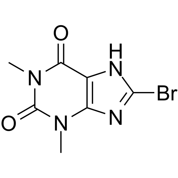 CAS:10381-75-6	8-Bromotheophylline	8-溴茶碱      药物分子开发