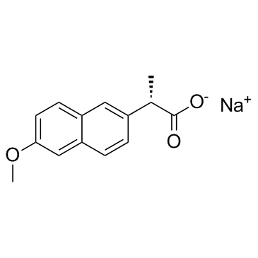 CAS:26159-34-2	Naproxen (sodium)	萘普生钠  药物分子开发 