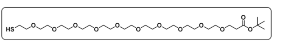 Thiol-PEG10-t-butyl ester