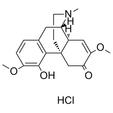 CAS:6080-33-7	Sinomenine hydrochloride	盐酸青藤碱  药物分子开发  