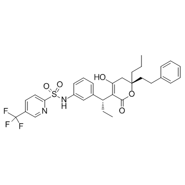 CAS:174484-41-4	Tipranavir  	替拉那韦  新药中间体放大