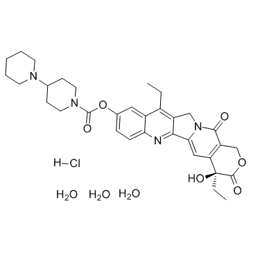 CAS:136572-09-3	Irinotecan (hydrochloride trihydrate)  盐酸伊立替康  规模供应 